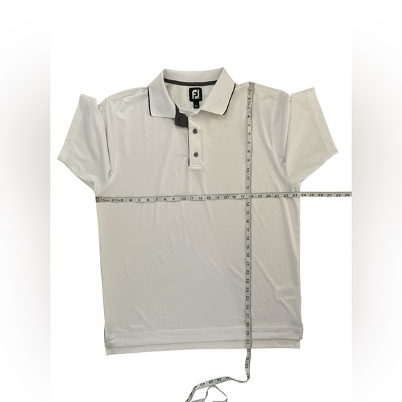 FootJoy Golf Polo Shirt Mens L Performance Short Sleeve Lightweight Breathable - Picture 5 of 5